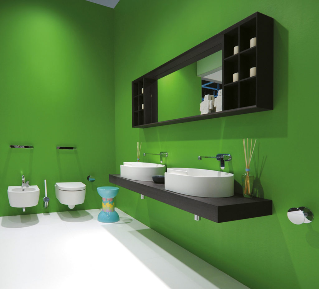 ceramica flaminia verde - Di Giacomo Pavimenti